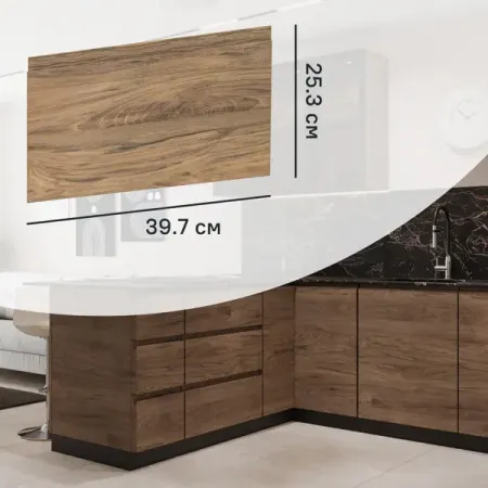 Фасад выдвижного ящика Токио 39.7x25.3 см DELINIA ID ЛДСП цвет темное дерево александр евгеньевич куланов музей шпионский токио