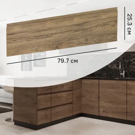 Фасад выдвижного ящика Токио 79.7x25.3 см DELINIA ID ЛДСП цвет темное дерево александр евгеньевич куланов музей шпионский токио