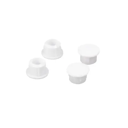 Заглушка декоративная Inspire полипропилен цвет белый 10x10 мм 4 шт.