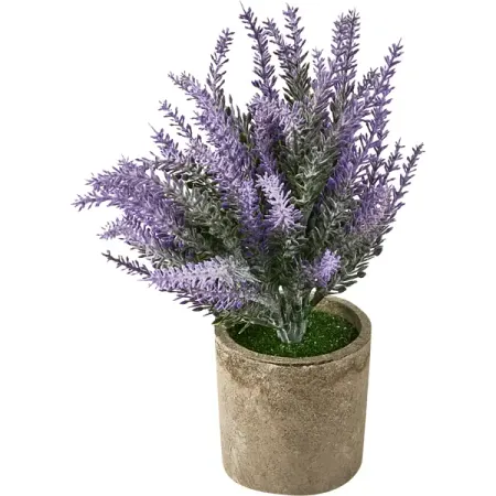 Искусственное растение Вереск сиреневый пластик 24 см