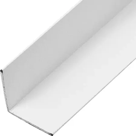 Профиль L-образный алюминий окрашенный 30x30x1.2x2700 мм белый профиль пвх п образный 10x12x10х1х2000мм белый