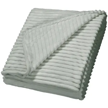 Плед Strips 200x220 см велсофт цвет серый