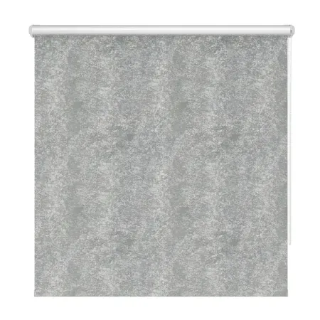 Штора рулонная блэкаут Марбл 100x160 см серая