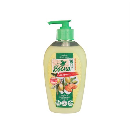 Мыло жидкое Весна Олива и миндальное молочко 280 мл