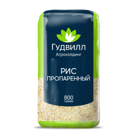 Рис пропаренный Гудвилл 800 г