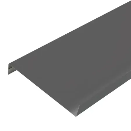 Отлив стальной 110 мм серый брин тернбулл по обе стороны стены