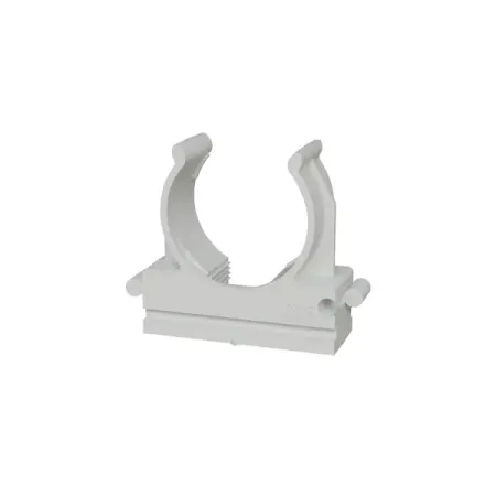 Держатель-клипса для труб Lexman D25 мм цвет серый 10 шт.