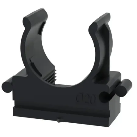 Держатель-клипса для труб Lexman D20 мм цвет черный 10 шт. держатель очков auto standart клипса