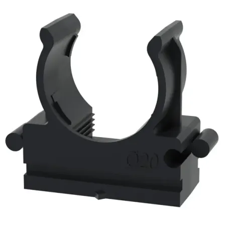 Держатель-клипса для труб Lexman D20 мм цвет черный 50 шт. держатель очков auto standart клипса