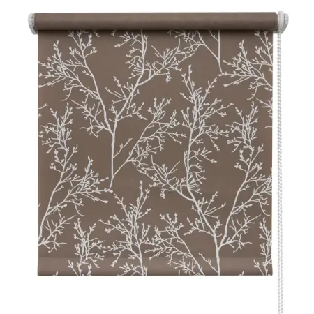 Штора рулонная Жардин 50x160 см коричневая