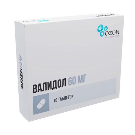 Валидол таблетки подъязычные 60мг 10шт