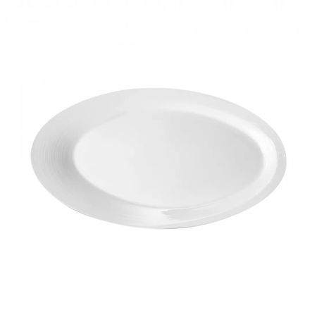 Блюдо овальное Narumi Воздушный белый 38 см