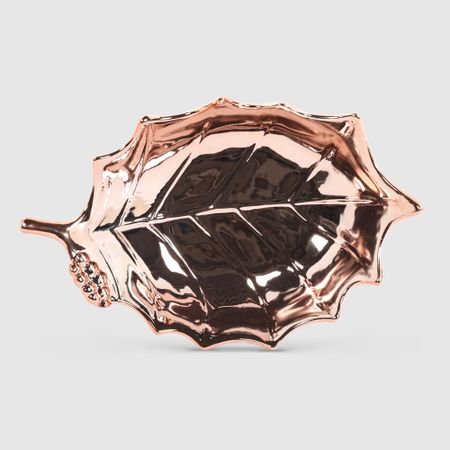 Блюдо Mercury Tableware Holly leaf 26x17 см