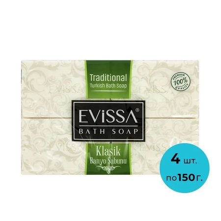Мыло банное Evissa Оливка 4х150 гр