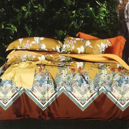 Комплект постельного белья Wonne Traum Elegance adelle mustard Полуторный