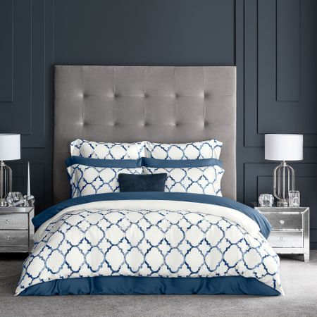 Комплект постельного белья Togas Арланк бело-синий Полуторный