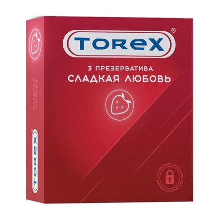 Презервативы сладкая любовь Torex/Торекс New3шт