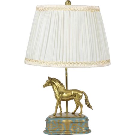 Светильник Glasar с абажуром Лошадь, правый 33x33x68см