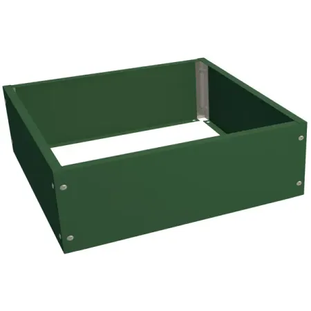 Каскад клумб 101x15x19 см сталь зеленый 3 шт