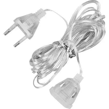 Удлинитель для гирлянд Oxion 1 розетка без заземления 2x0.2 мм 3 м светодиодные гирлянды qmlrmc теплый белый