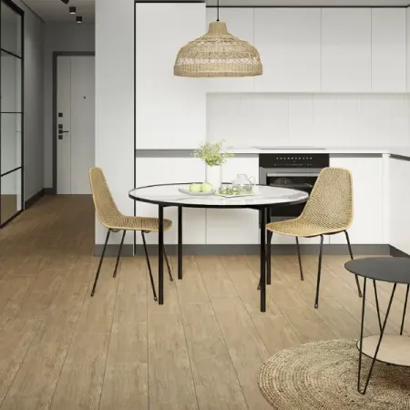 Глазурованный керамогранит LB Ceramics Джотто 19.9x60.3x0.85 см 0.96 м² матовый цвет светло-коричневый