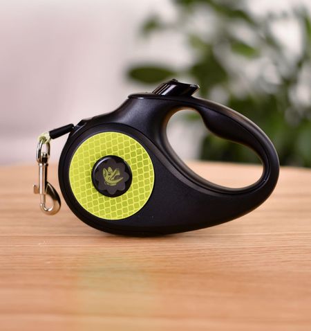 Ошейники, шлейки Tappi рулетки Поводок рулетка для собак средних и крупных пород, ремень 5м, светоотражающий (50 кг, 5 м)