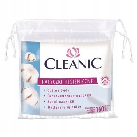 Палочки ватные Cleanic в пакете 160 шт