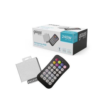 Контроллер для ленты Gauss BT621 RGB 12V 240W ру отправить автономный контроллер движения ddcs expert автономный контроллер поддержка 3 4 5 осевого интерфейса usb контроллера r