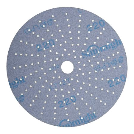 Диск шлифовальный Sunmight Ceramic d150 мм P220 на липучку пленочная основа (5 шт.)