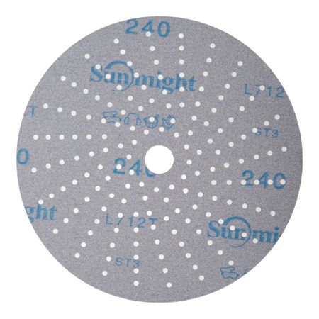 Диск шлифовальный Sunmight Ceramic d150 мм P240 на липучку пленочная основа (5 шт.)