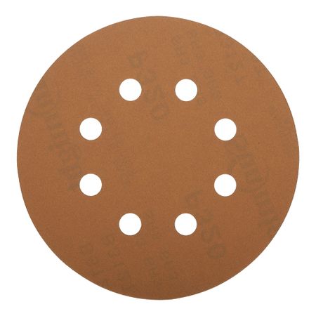 Диск шлифовальный Sunmight Gold d125 мм P320 на липучку бумажная основа (5 шт.)