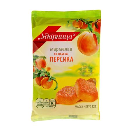 Мармелад Ударница со вкусом персика 325 г