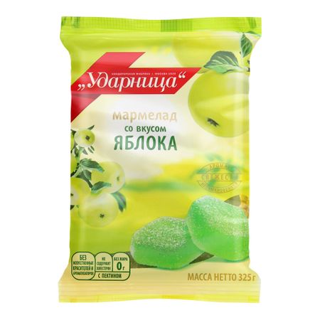 Мармелад Ударница со вкусом яблока 325 г