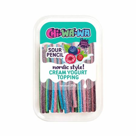 Жевательный мармелад Chi-wa-wa Карандаш Нордик кислый, 250 г
