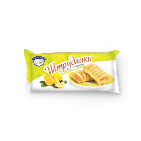 Печенье Полет Слоеный десерт Штрудлики с лимоном, 200 г