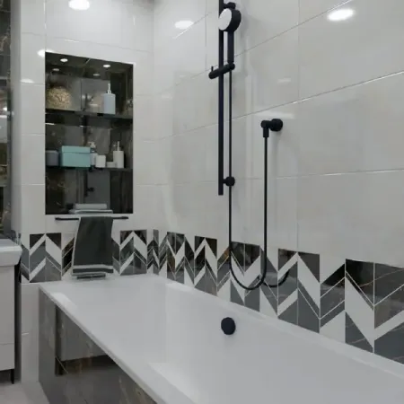 Плитка настенная Нефрит-Керамика Роял Ноэль 30x60 см 1.8 м² глянцевая цвет светло-бежевый база сп м ричмонд modool велюр роял тауп