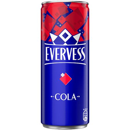 Напиток газированный Evervess Кола, 0,33 л