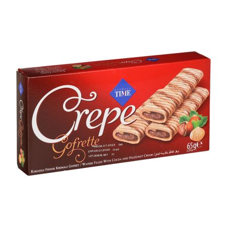 Вафли Cizmeci Time Crepe Фундук 65 г