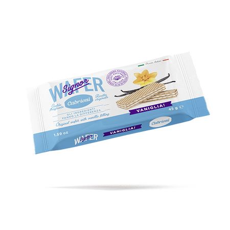 Вафли Cabrioni Signor Wafer ваниль 45 г