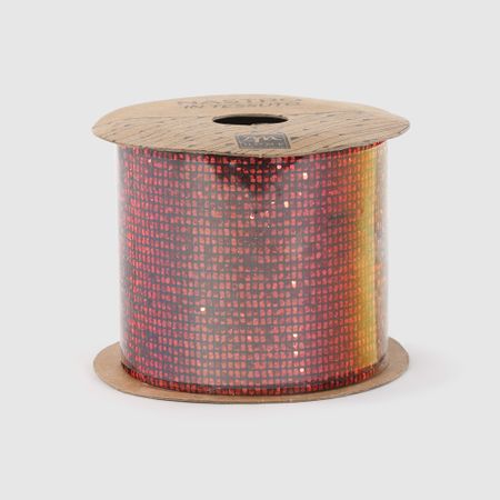 Лента декоративная Mercury NY-50093 красная 270х6,3 см