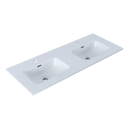 Раковина для тумбы Aquanet Flat 120 см двойная (254367) татьяна корсакова один сон на двоих