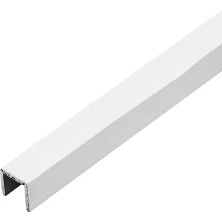 Профиль П-образный алюминий окрашенный 10x10x1.2x2000 мм белый