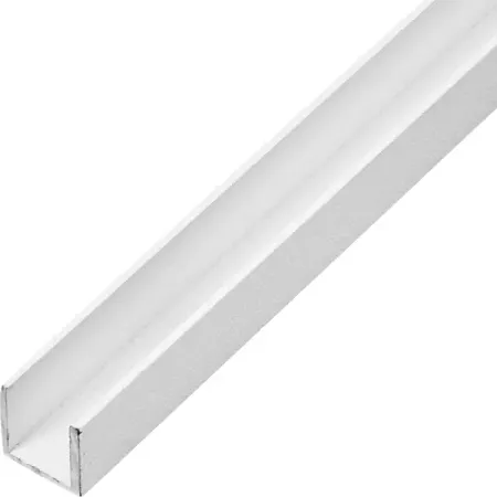 Профиль П-образный алюминий окрашенный 15x15x1.5x2000 мм белый