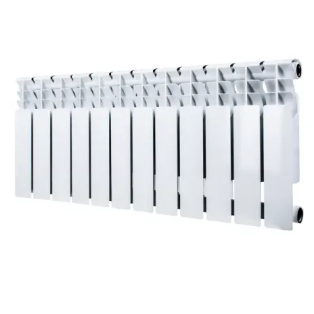 Радиатор секционный Monlan Bimetal 350/80 12 секций боковое подключение биметалл белый