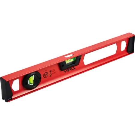 Уровень пузырьковый строительный двутавровый Vira 100161 2 глазка 400 мм уровень пузырьковый ugo loks 600мм 3 глазка