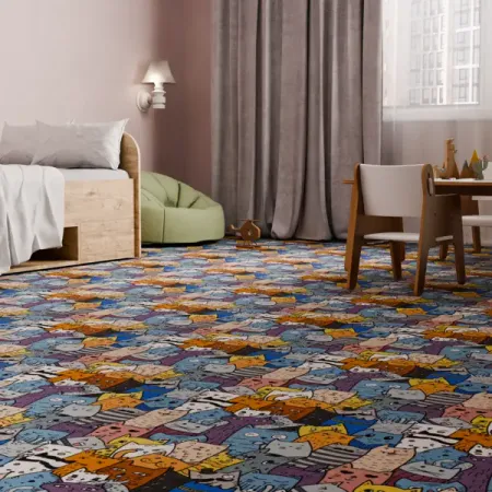 Ковровое покрытие «Cats» 203_6700, 2 м, цвет разноцветный