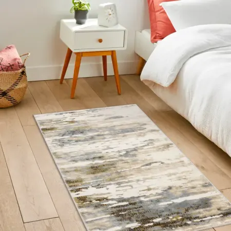 Ковер полипропилен Оптимист 84037_48 80x150 см цвет бежевый