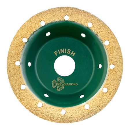 Диск шлифовальный Trio-Diamond Grand Finish d125 мм P60-80 на винтовом креплении