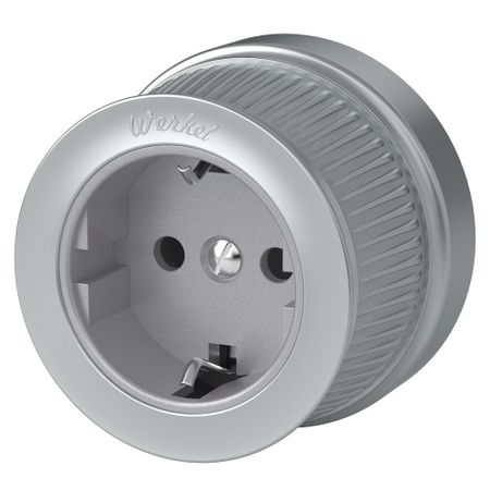 Розетка Werkel Ретро накладная матовый хром (a044922) экслибрисы и штемпели частных коллекций в фондах исторической библиотеки вып 1 2 е изд перераб и доп