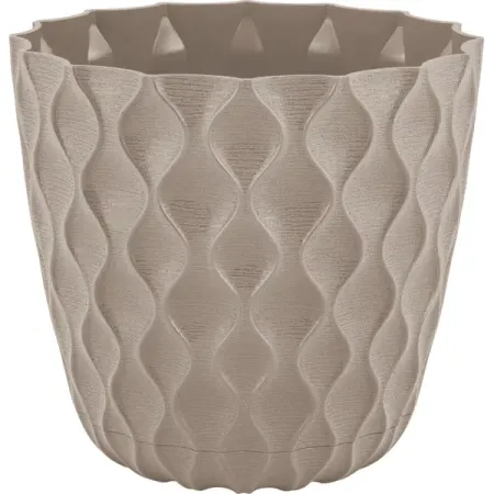 Горшок цветочный Ingreen Wave ø14.5 h13.2 см v1.4 л пластик французский платан